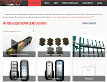Tablet Screenshot of lockeyparts.com